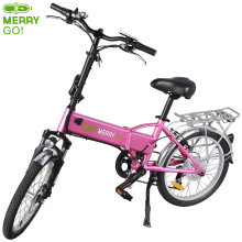 Mini 36V 350W Folding Electric Bike with Suspension for Adults or Kids